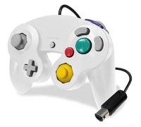 2020 contrôleur filaire classique Joypad manette de jeu pour Nintend pour contrôleur Gamecube pour jeux de vibrations - Type WHITE
