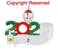 2020 Décoration De Fête De Noël Caddeau Famille Bricolage Nom Écrit À La Main Masque Facial Bonhomme De Neige Arbre De Noël Pendentif Décoration De Noël