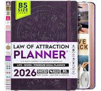 2020 Deluxe Law of Attraction Life Planner - A 12 Month Journey to Increase Productivity, Passion, Purpose & Happiness - Happy Weekly Goal Planner, Or