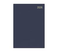 2020 Diary A4 One Day to a Page Diary with Full Page of Saturday & Sunday Hardback Cover Diary (Navy Blue)