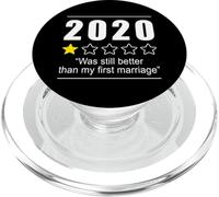 2020 était encore mieux que mon premier mariage Nouvel An 2021 PopSockets PopGrip pour MagSafe