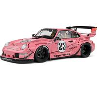 2020 Porsche 911 (993) RWB Rauh-Welt Sopranos Pink Pig Rose 1:18 Solido S1808503