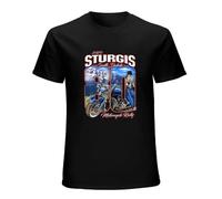 2020 Sturgis Motorcycle Rally 80Th Anniversary T-Shirt Black Mens Tee Unisex Shirt XL