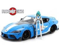 2020 Toyota Supra + Figurine Max Sterling "Série TV Robotech" 1:24 Jada Toys 336