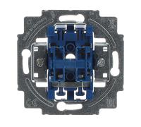 Interrupteur à bascule Busch-Jaeger série 2020 US-205, pour 2 bascules, 2 contacts NO, 10 A