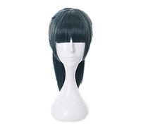2021 Anime Jujutsu Kaisen Kaisen Maki Zenin Cosplay Perruque 50cm Vert Résistant à la Chaleur Synthétique Hair Halloween Party Perruque Wigcap