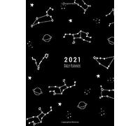 2021 Daily Planner: 2021-2022 Hourly, Daily, Weekly & Monthly Appointment Notebook, Schedule Organizer , Agenda Plan For The Next Year , Nice Interior Design Black & Glossy Cover Perfect For Personal,