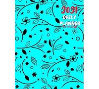 2021 Daily Planner For 365 Days: Daily Planner Floral Cover Books 06, One Pages Per Day, Large Size 8.5x11