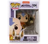 2021 Funko Pop Animation Avatar The Last Maître De L'Air 534 Aang À Momo Vinyl