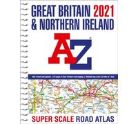 2021 Great Britain & Northern Ireland A-Z Super Scale Road Atlas