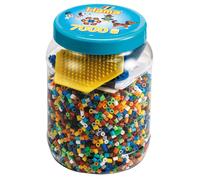 [2021] Hama pack de 7000 Perles à repasser midi + plaques, turquoise