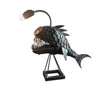 2021 Nouveau Lampe de Table Décorative, Lumière de Poisson de la Lanterne, Café bar Rétro Nostalgique Lumières de l'art Village Créative Lampe de Table (Petit)