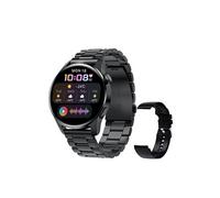 RUMOCOVO 2021 nouveau pour HUAWEI montre intelligente hommes étanche Sport Fitness Tracker affichage météo,2779 - Acier noir