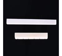 2021 pièces de guitare blanche 6 cordes guitare classique pont d'os selle et écrou ivoire ensemble Instruments de musique remplacement pièce de rechange