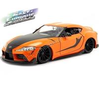 2021 Toyota gr supra "F9 The Fast Saga" Fast & Furious IX Naranja / Negro 1:24 J