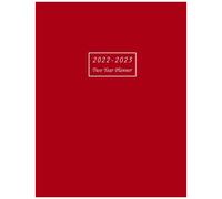 2022-2023 Two Year Planner: 2-Year Monthly Planner Calendar 2022-2023 (January 2022 To December 2023). Two-Year Organizer. 24 Months Calendar And Appointments Book 2022-2023. Simple Red Cover Journal.