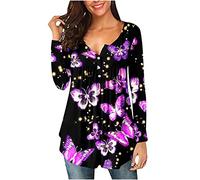 2022 Femme Tunique à Manches Longues Chemise Imprimée à Motifs Floraux Paisley pour Les Femmes Casual élégant Chic T-Shirt Blouses Grande Taille Haut Femme élégant Top