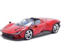 Bburago 1/18 Ferrari Daytona SP3 Spider Open Version 2022 - Miniature Métal Rosso Magna - Voiture de Collection - Modèle Portable pour Adultes - 16913R