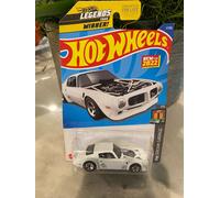 2022 Hot Wheels #1 HW Dream Garage 1/5 1970 PONTIAC FIREBIRD Blanc Avec 5 Rayons