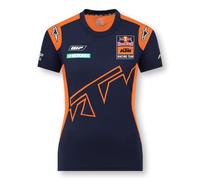 2022 KTM OFFICIAL RED BULL TEAMLINE WOMENS T-SHIRT - Navy - Ladies (XL) 102-109cm Chest