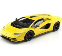 Lamborghini Countach Lpi 800 / 4 Métal Jaune 1:24 Modèle 24114Y WELLY