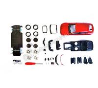 2022 Mercedes-Benz EQS Berline "Kit Métal" Rouge Métallisé 1:27 Maisto 39261