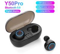 2022 nouveau Y50 Pro TWS Bluetooth écouteurs 5.0 casque sans fil casque étanche basses profondes casque de sport vrai sans fil