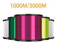 2022 Nouvelle arrivée 3000m Ligne de pêche super forte Fluorocarbone Japon Monofilament Ligne de pêche en nylon Pesca Dark Blue