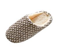 2022 Polka Mute Pantoufles japonaises pour femme Chaussons pour femme Hiver Chaud Pantoufles Filles Moelleux Noël, d, 39 EU
