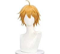 2022 Tohma Cosplay Perruque Jeu Genshin Impact Tohma Clair de Queue de Queue de Queue de Cheval Peluca Anime Halloween Party Carnival Rôle Play Wigs