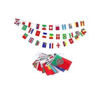 2022 World Cup All 32 Teams Flags Bunting Football Soccer Banner