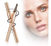 20224 New Magic Eyebrow Pencil, Upgrade 3D Waterproof Microblading Eyebrow Pencil Contouring Pen, 4-Tipped Precise Brow Pen Long-Lasting Natural Fine Stroke Eyebrow Pencil (#03)