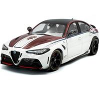 2023 Alfa Romeo Giulia GTA-M Blanc/Rouge 1:18 Solido S1806907