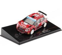 2023 Citroen C3 Rally2 N°21 Rossel/Dunand Rally Monte Carlo 1:43 IXO Models RAM8
