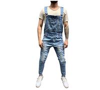 2023 Combinaison Denim Salopette Homme Jeans Salopette Jean Homme Pantalon Jeans Bretelles Travail Poches Mode Décontracté Grande Taille Droit Jogging Streetwear Activités En Plein Air Combinaison