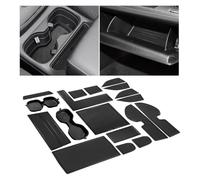 2023+ Cup Holder Insert for honda for cr-v CRV | Center Console Liner Trim Door Packet Mats Non-Slip for anti for Premium Interior 18PC Set