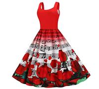 2023 Femme Robe Cocktail Soirée Vintage Rétro Année Grande Taille 1950 Audrey Hepburn pin-up Rockabilly Swing Chic Elegante Pois Dot Manche Courte Robe au Genou Mariage Bal Fête Ceremonie Jupe