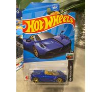 2023 Hot Wheels 13 Hw Cabriolets 2/3m17 Pagani Huayra Roadster Bleu W/Gold10Sp