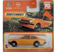 2023 Matchbox 1975 Opel Kadett Orange 73/100 (carte courte) HLC86