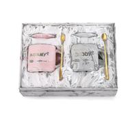 2023 New 2 Pack Dad And Mom Coffee Mug Set, 350ml New Mom And First Time Pregnancy Gifts for Baby Shower Mother's Day Father's Day, Marble Ceramic Cof