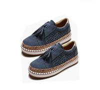 2023 New Libiyi Women's Ultra-Comfy Breathable Sneakers, Dotmalls Women's Ultra-Comfy Canvas Breathable Sneakers, Fashion Libiyi Shoes Women (Blue,40)