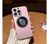 2023 New Magnetic Leakage Mark Dustproof Net Case Cover for iPhone, Magnetic Charging Case for iPhone 14/13/12/11Pro Max (Pink,for iPhone 11 Pro)