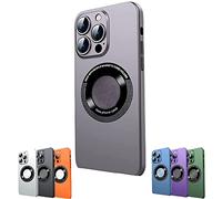 2023 New Magnetic Leakage Mark Dustproof Net Case Cover for iPhone, Magnetic Charging Case for iPhone 14/13/12/11Pro Max (Grey,for iPhone 13)