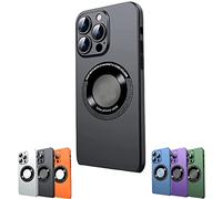 2023 New Magnetic Leakage Mark Dustproof Net Case Cover for iPhone, Magnetic Charging Case for iPhone 14/13/12/11Pro Max (Black,for iPhone 12 Pro)