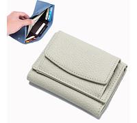 2023 New Unisex Anti-Credit Card Fraud Folding Mini Wallet, Unisex Anti-Credit Card Fraud Multi-Compartment Wallet (White)