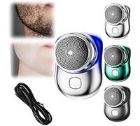 2023 New Upgrade Powerful Storm Shaver Men's Electric Shavers,Rechargeable USB Electric Shaver Pocket Size Wet and Dry (Green)