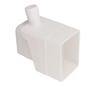 2023 Nouveau Kit de Système de Collecte d'eau de Pluie, Baril de Récupération de Pluie pour Conteneur de Stockage d'eau Portable pour Pelouse de Jardin Extérieur, Kit de Déviateur (Blanc)