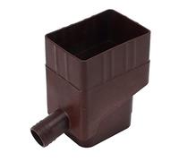2023 Nouveau Kit de Système de Collecte D'eau de Pluie, Baril de Récupération de Pluie pour Conteneur de Stockage D'eau Portable pour Pelouse de Jardin Extérieur, Kit de Déviateur (Marron foncé)