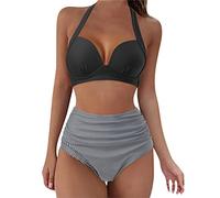 2023 Nouveau Maillot de Bain Fendu Sexy Gather Poitrine Bikini Blanc T-shirt Hommes Ample, Blanc., L