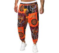 2023 Pantalon décontracté hommes Cordon de Serrage avec Poches survêtement ample imprimé fantaisie Respirant leger pour homme Entrejambe bas Jambe large Pour yoga été plage jogging sport